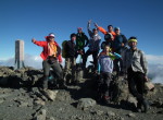 夏合宿 聖岳山頂にて