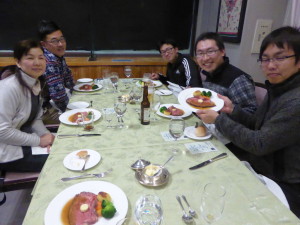 高峰高原ホテルのディナータイム