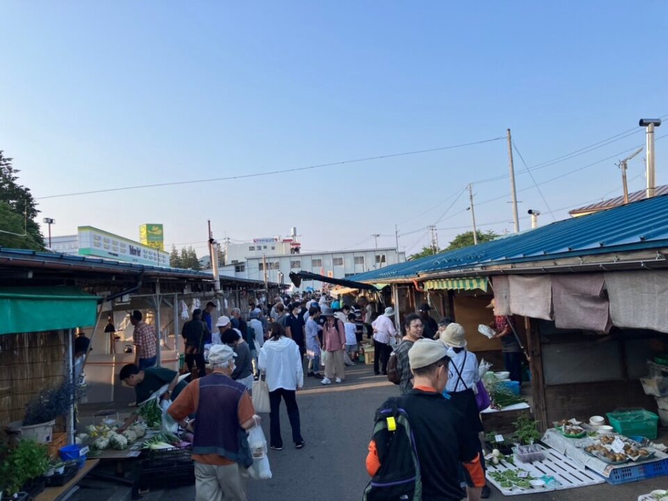 盛岡市神子田の朝市